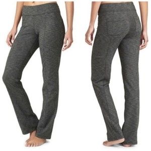 Athleta Metro Classic Wide Leg Yoga Pant Heather Gray Size Small